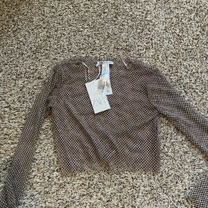 Zara Sparkly Top